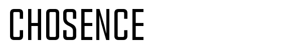 Chosence font preview